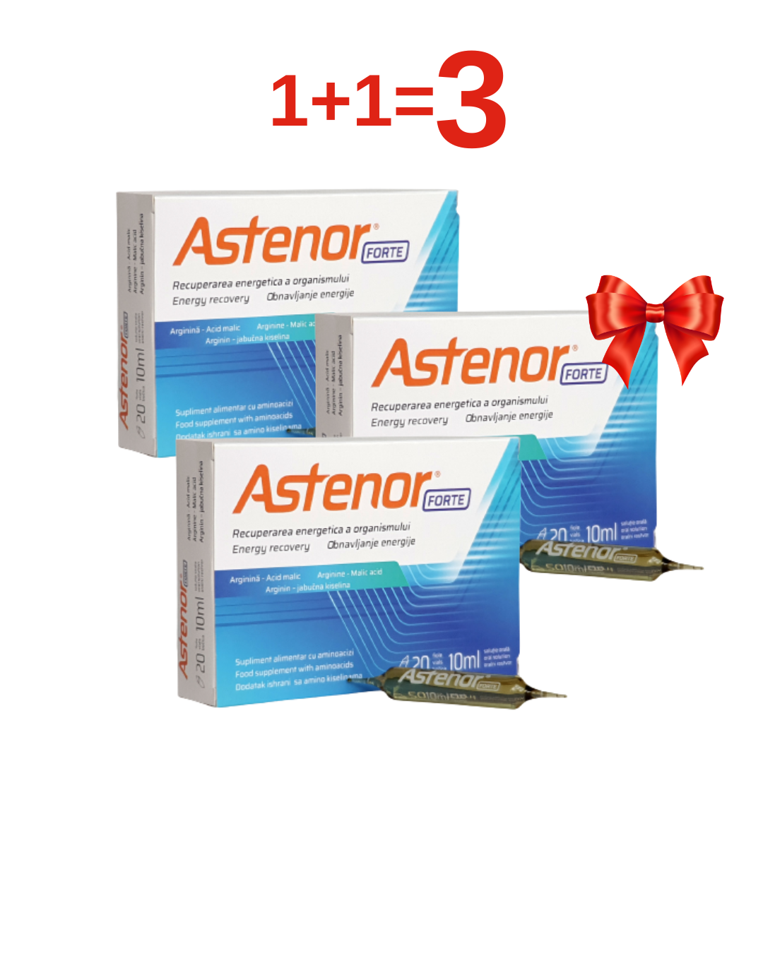 2 Astenor Forte + 1 Astenor Forte..